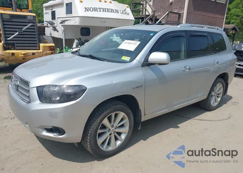 2008 Toyota Highlander Hybrid z USA, uszkodzony, nr VIN JTEEW41A382012321